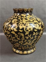 Porcelain Ginger Vase Floral Design