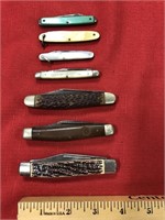 7 pocket knives 3  three blade stockman Colonial