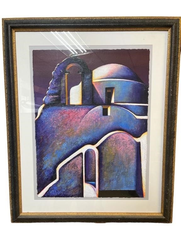 Large Igor Medvedev signed original art Byzantium