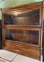 2 Door Antique Barrister/Lawyers Bookcases