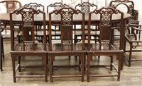 Hongmu Round Dining Table and Chairs
