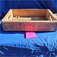 wood soda crate