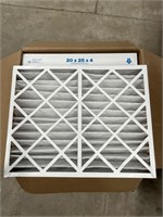 20x25x4 Air Filters Class 2, Count of 6