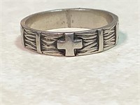 Sterling Silver Ring Size 6.5, 2.5Grams