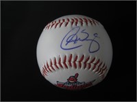 Carlos Baerga Signed Baseball FSG Witnessed