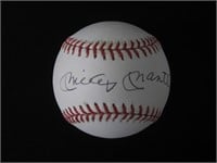 Mickey Mantle Signed Baseball Direct COA