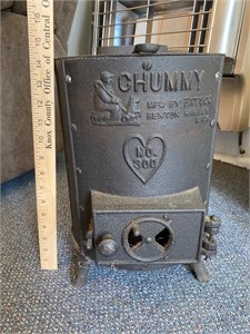 Antique Cast Iron Coal Stove Chummy 300