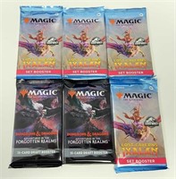 (6) X MAGIC THE GATHERING CARD PACKS