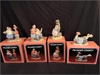McCoon's County Collectible Figurines in Boxes
