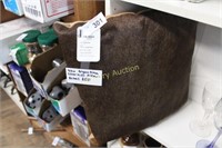 NEW ARGENTINIAN STEERHIDE PILLOW - RETAILS 150.00