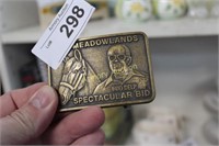 MEADOWLANDS BELT BUCKLE