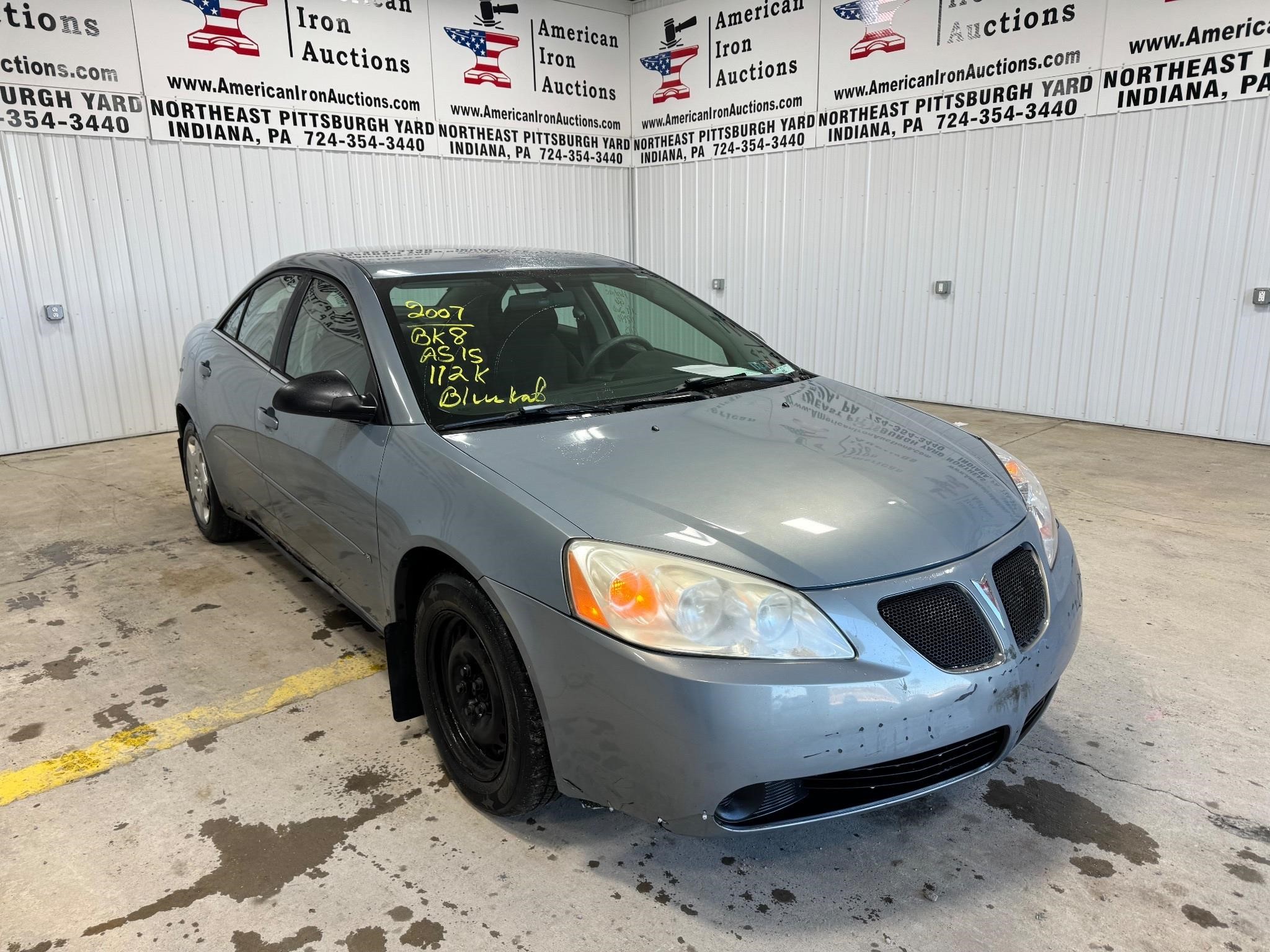 2007 Pontiac G6 Sedan -Titled-NO RESERVE