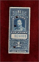 CANADA 1915 USED KGV LAW REVENUE STAMP