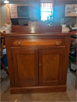 Antique Single drawer/2 dr cabinet
