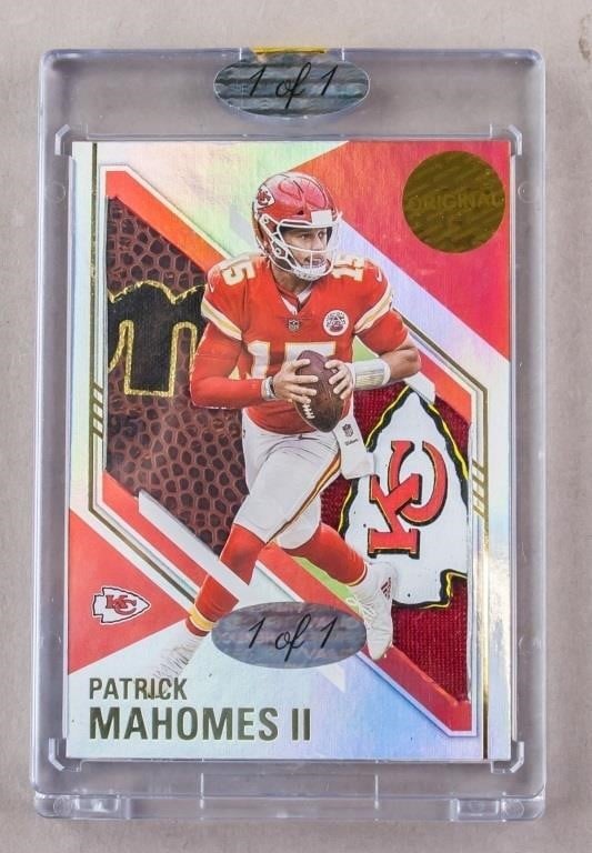 NFL Absolute Football Patrick Mahomes Patch Card