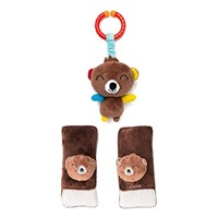 Diono Baby Bear Character Car Seat Straps & Toy,