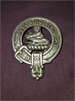 Clan Crest Cap Badge Crafted in Scotland