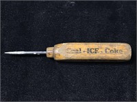 Small old advertising ice pick