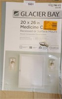 Glacier Bay 20x26in Medicine Cabinet