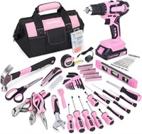 FASTPRO 232-Piece 20V Pink Cordless Lithium-ion Dr