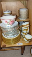 fine china cabinet lot