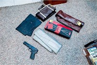 2 Gun Cleaning Kits, 4 Gun Cases, Marksman