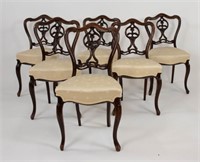 Set of 6 Rococo Revival Side Chairs