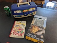 Tackle Box, Cookbook, & Hot Food Gloves