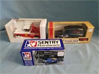 3 New In Box Die Cast Bank Vehicles
