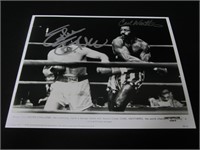 Stallone & Weathers Signed 8x10 Photo GAA COA