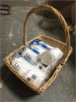 BASKET AND PLASTIC