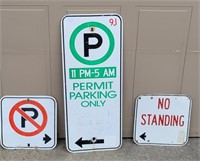 NO PARKING SIGNS