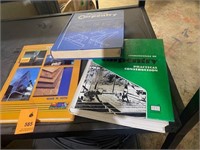 3 Construction textbooks Carpentry Vintage