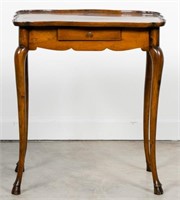 Queen Anne Style Walnut Small Tea Table