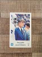Tom Landry photo card Dallas Cowboys