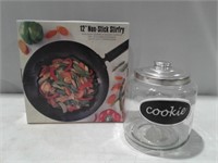 New Stirfry Pan & Cookie Jar