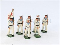 (7 PC) LEAD SOLDIERS, NAVY