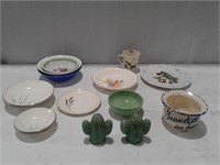 Asst. Plates, Bowls, S&P, China