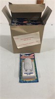 Box of 1980 Star Wars r2d2 cake candles.  Box of