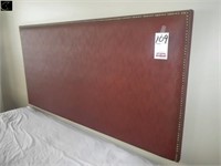 Queen size Wall mount fabric headboard