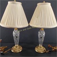 Waterford Crystal Glass Lamps
