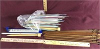 Assorted Lot Of Knitting Needle Collection Set