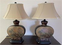 Hand Painted Ceramic Table Lamps
