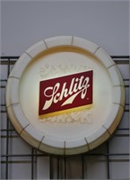 1960's Schlitz Round Lighted Beer Advertising Sign