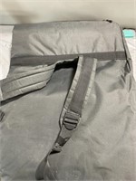 Track padded car seat travel bag