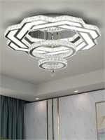 **NEW** W24 Modern Crystal Chandeliers 3 Rings