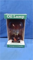 Jeannette Glass Villager Oil Lamp