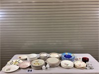 Assorted Plates / Dishes / Glassware