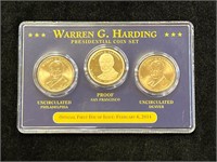 Warren G Harding Presidential Coin Set