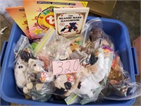 large tote of Beanie babies